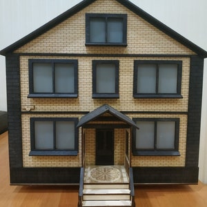 Lasercut House Model Decorative Wooden 3D Toy Plan 4 mm SVG CDR Ai Pdf Eps Files