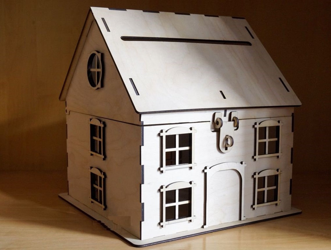 3D Puzzle Holzhaus Bausatz – DIY Miniatur-Haus Im Ländlichen Stil, 17x15x13 Cm