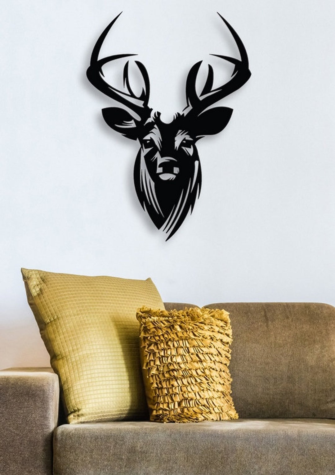 Buy Lasercut Deer Vector Art Metal Wooden Plywood Wall Decoration Cnc Cut  DXF SVG CDR Files Online in India 