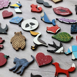Lasercut Toy Ornaments Paintible Wooden Toys For Kids 80 pieces model SVG CDR Files