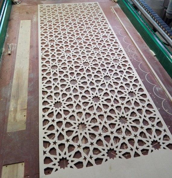 Laser Cut Decorative Screen Panels Pattern SVG CDR DXF File Etsy