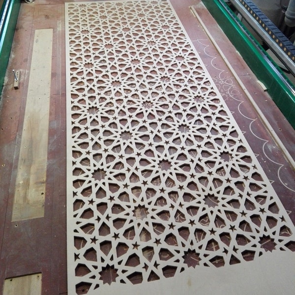 Laser Cut Decorative Screen Panels Pattern SVG CDR DXF File