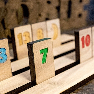 Lasercut Rummikub Okey 101 Wooden Game Set SVG Ai PDF EPS Cdr Files