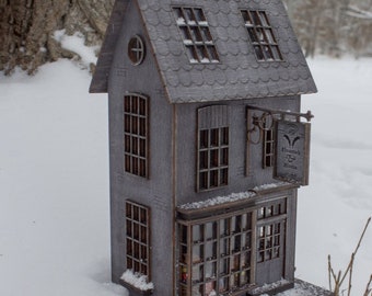 Laser Cut Potter House 3D Model Plan Wooden Toy 3mm and 6mm SVG CDR File