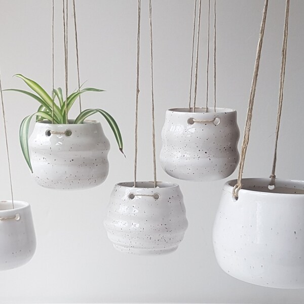 Flower traffic light - Hanging flower pot ceramics