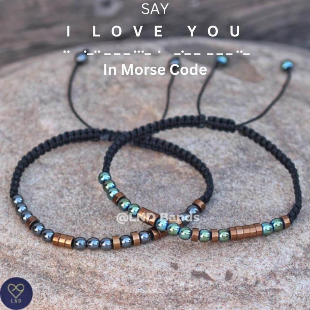 Distance Bracelets Bond Touch Bracelet Morse Code Distance Touch