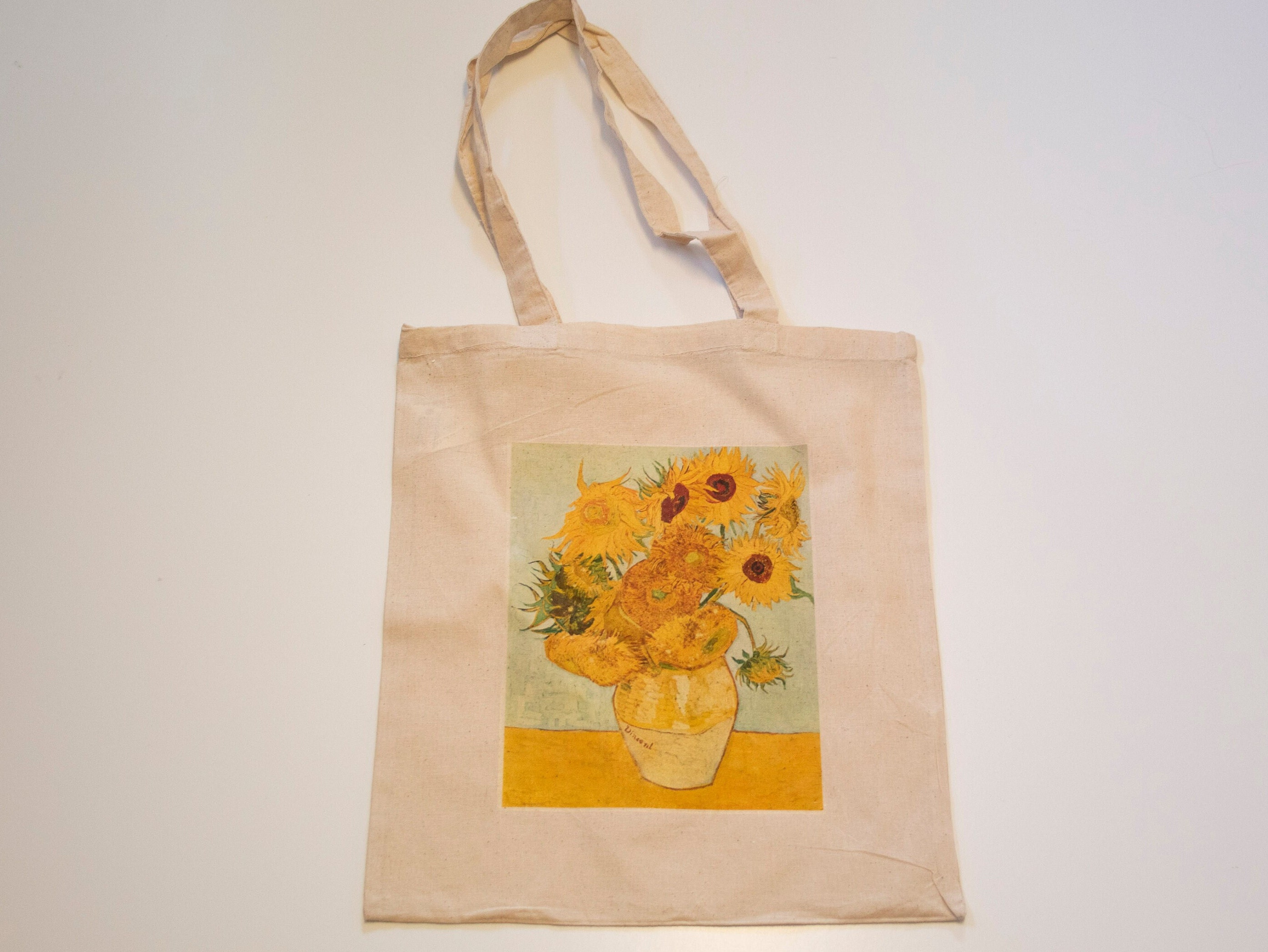 Sunflowers Van Gogh Tote Bag Vintage Art Tote Bag -  Norway