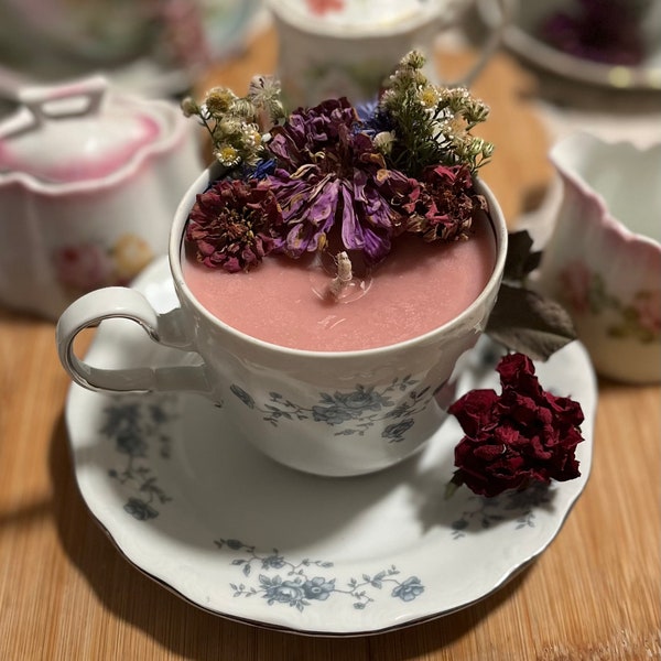Tea Cup Candles Etsy