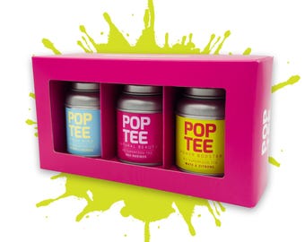 Confezione regalo POP TEA - tè del benessere in set da 3