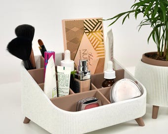Makeup Organizer with Legs | Modern Vanity & Skincare Storage Organizer