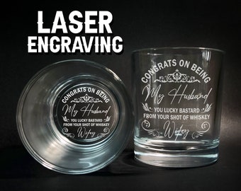 Personalzed Whskey Glass For Groom - Etsy