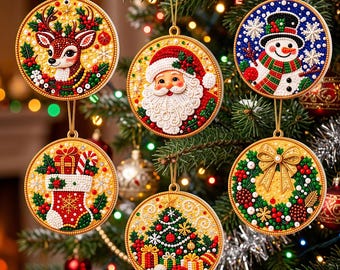 Personalized 3D Acrylic Christmas Ornament, Custom Layered Xmas Tree Decor, Holiday Keepsake Gift for Family, Unique Acrylic Bauble