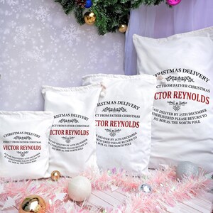Santa Sack - Christmas Gift Bag - Personalized Santa Gift Bag - Christmas Gift Bag - Personalized Christmas Toy Bag, Christmas