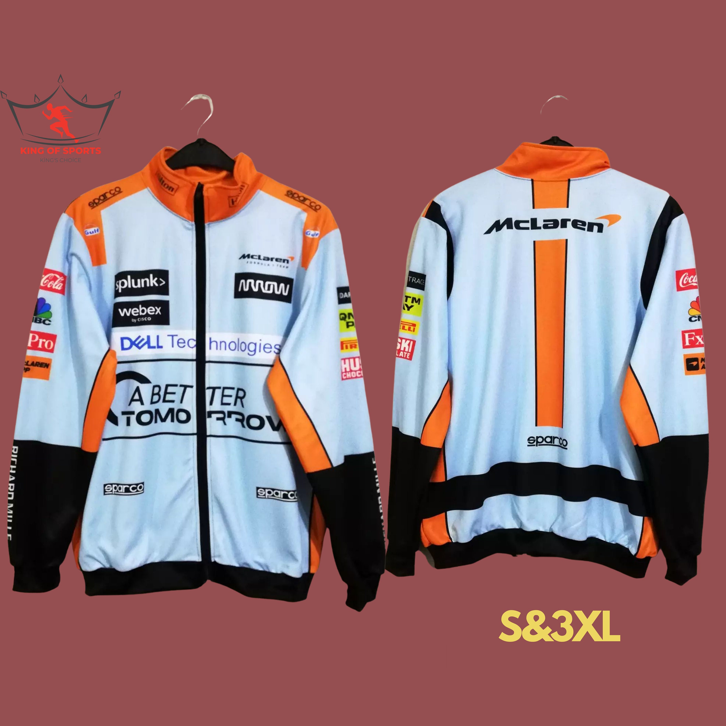 Vintage Style Racing Jacket Mclaren Jacket F1 Jacket Full Etsy Australia