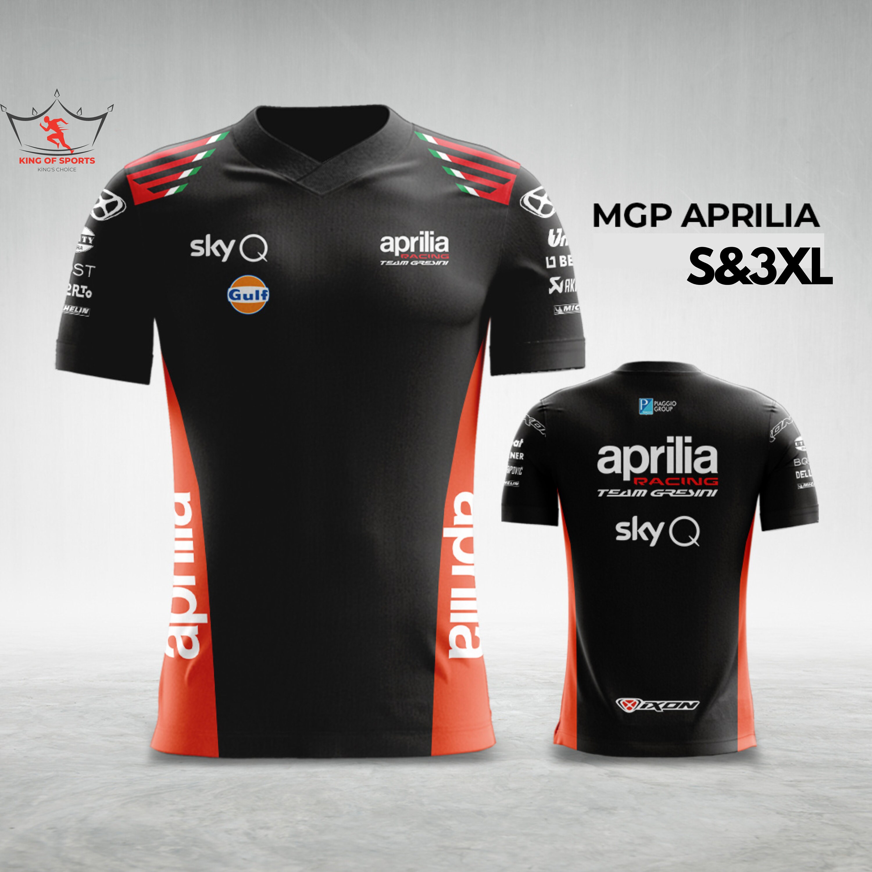 2022 APRILIA Moto GP Team Tshirt, Moto GP Suit, Alexis Espargaro, Aprilia Racing shirt