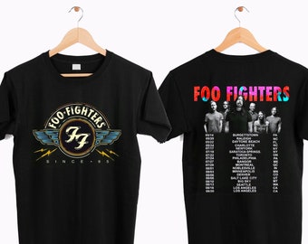 FOO FIGHTERS Stencil Mens T Shirt Unisex Tee Official Licensed Band Merch Grey FOO FIGHTERS Stencil Mens T Shirt Unisex Tee Official Licensed Band Merch Grey