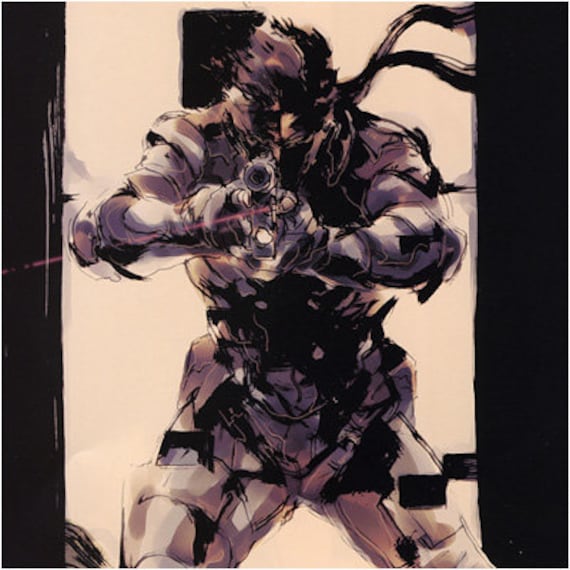 17x22 - Yoji Shinkawa X Solid Snake Poster Print 0206 - Etsy