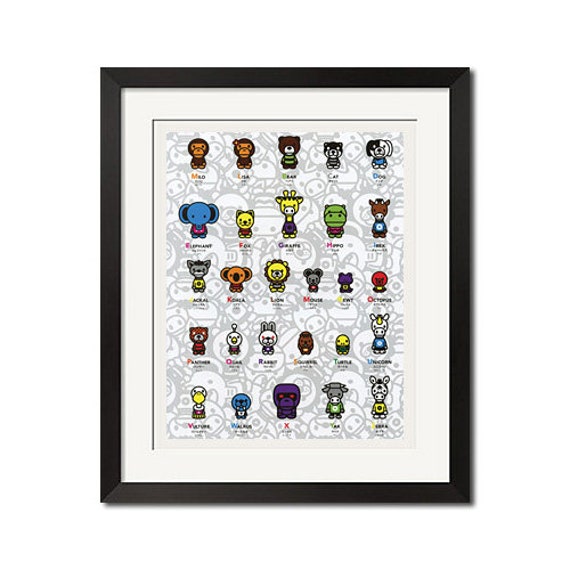 Baby Milo Safari A to Z Poster Print 0057 - Etsy
