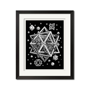 17x22 - M.C.Escher Stars Poster Print 0554