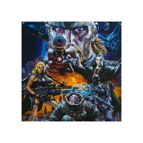 Noriyoshi Ohrai X Solid Snake Poster Print 0736 - Etsy