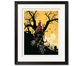 Hellboy Gothic Mythology Comic Art Poster Print 0831