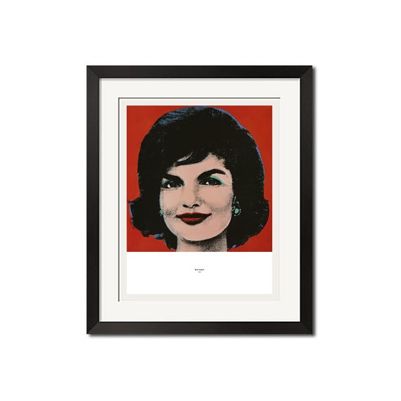 Andy Warhol Red Jackie 1964 Jackie Kennedy Pop Art Poster Print
