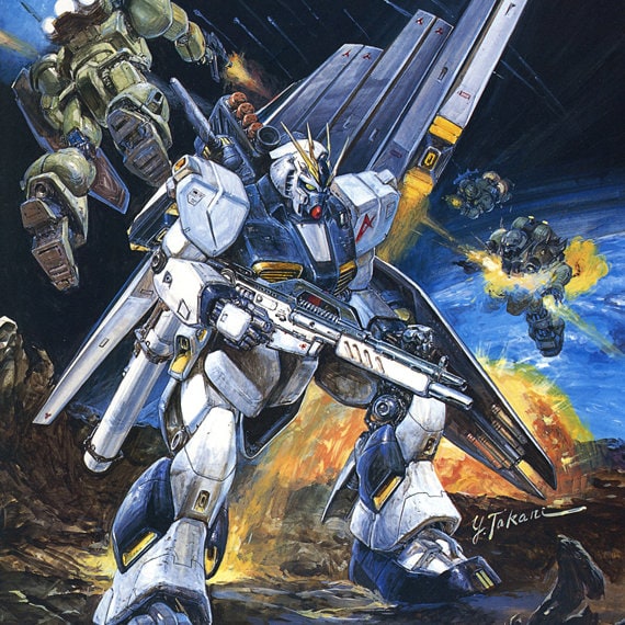 Mobile Suit Gundam X Takani Yoshiyuki Wonder Art Poster Print 0769