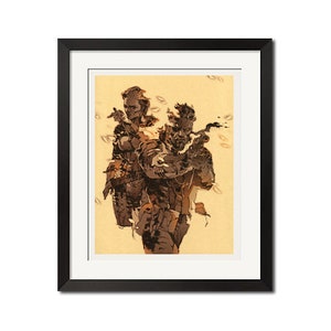 18x24 プリント - 新川洋司 x ソリッド スネーク ポスター 0542 - Etsy