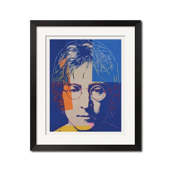 Andy Warhol X John Lennon the Beatles Pop Art Poster Print 0267 - Etsy
