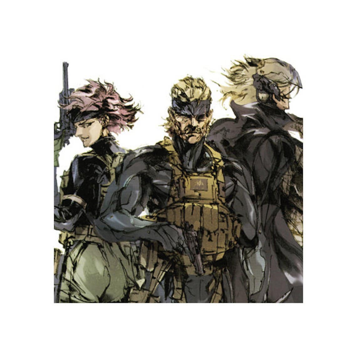 17x22 - Yoji Shinkawa X Meryl X Old Snake X Raiden Poster Print 0231 - Etsy