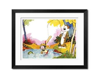 Comic Strip Fishing Works Poster Print 0422