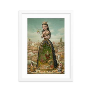 18x24 Framed Print - The Creatrix Gothic Surreal Art Poster 0382
