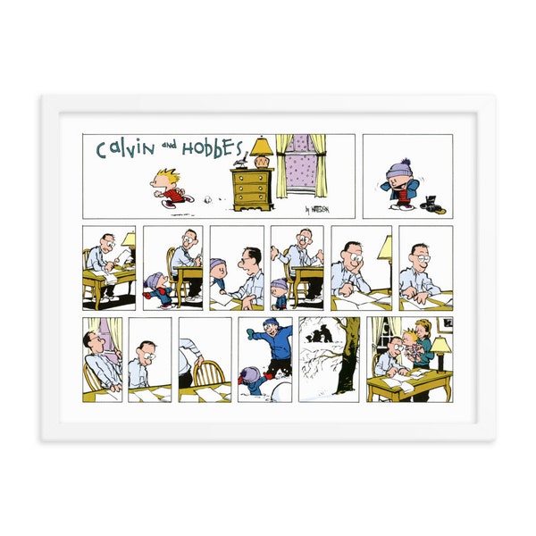 18x24 Framed Print - Comic Strip Greatest Dad Poster 0587