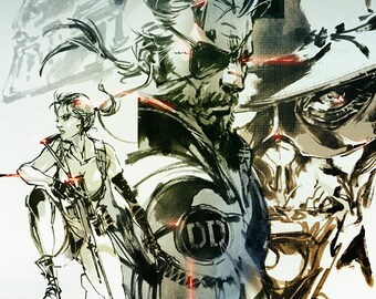 17x22 - Yoji Shinkawa X Venom Snake X Quiet X Skull Face