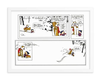 18x24 Framed Print - Comic Strip Let’s Go Exploring Poster 0494