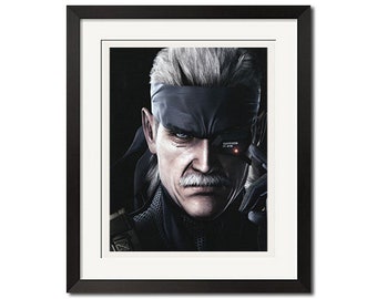 17x22 - Solid Snake Poster Print 0077