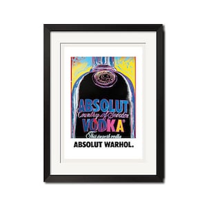 アブソルートウオッカABSOLUT WARHOLアンディウオホールアートポスター アブソルートウオッカABSOLUT WARHOLアンディウオホールアート