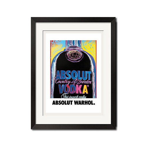 アブソルートウオッカABSOLUT WARHOLアンディウオホールアートポスター ANDY WARHOL 