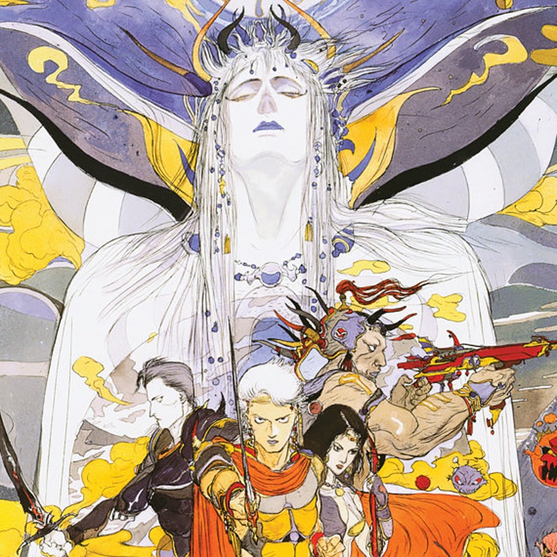 Final Fantasy x Yoshitaka Amano Gothic Poster Print 0870 image 2