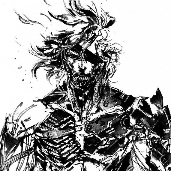 17x22 Yoji Shinkawa X Raiden Ink Brush Poster Print 0488 - Etsy Hong Kong