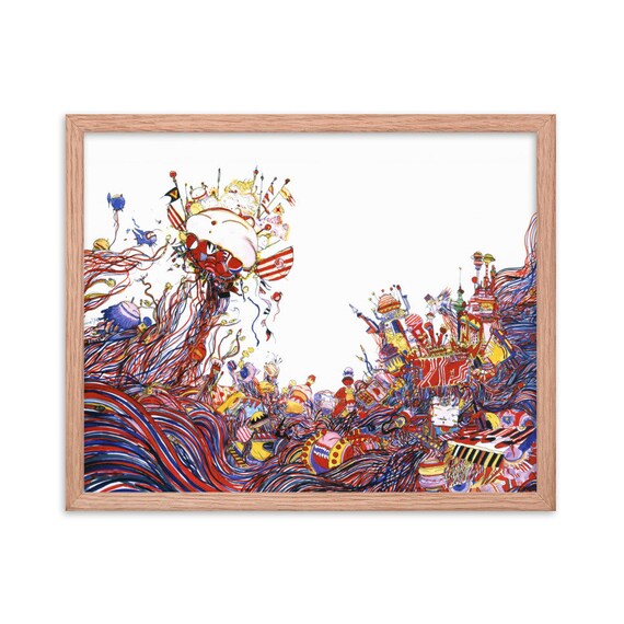16x20 Framed Print - Final Fantasy Poster Print 845