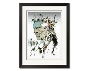 16x22 - Yoji Shinkawa x Solid Snake x Raiden Poster Print 0569