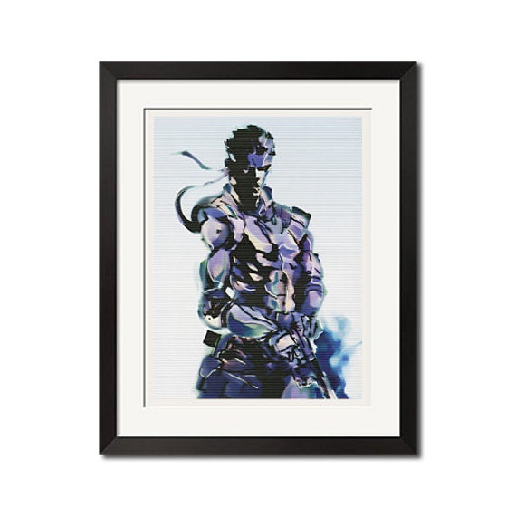 Yoji Shinkawa X Solid Snake the Legendary Soldier Poster Print