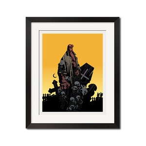 17x22 - Hellboy Gothic Mythology Comic Art Poster Print 0684