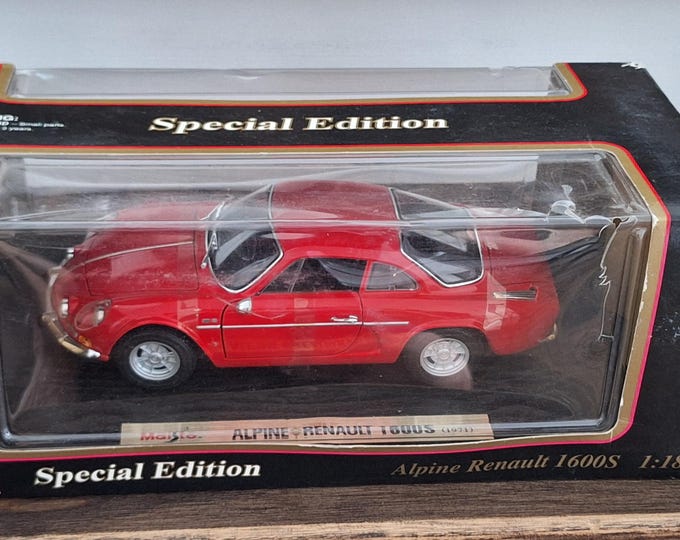 Maisto Alpine Renault 1600S 1971 – Miniature 1/18 En Boîte, Occasion