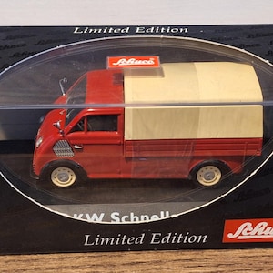 DKW SCHNELLASTER Pritsche/Plane / Limited Edition 1 of 1000pcs / Schuco / 1:43 Scale / Boxed / Diecast Vintage Car Model /Car for Collectors