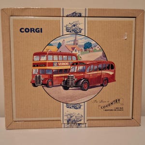 Corgi Coventry Bus set 81182 - Aec Bus & Bedford OB Coach / Vintage / Rare to find / Limited edition