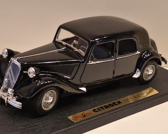 CITROËN 15CV 1952y / Maisto Tchibo Edition Escala 1/18 / En caja / Maqueta de coche clásico de fundición a presión / Coche antiguo para coleccionistas