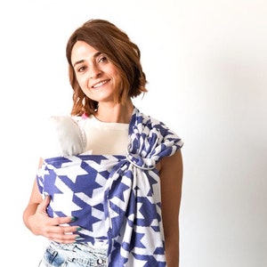 Portabebés Zubu Baby Ring Sling, Portabebés suave, El mejor regalo para bebé, Diseño de pie de ganso