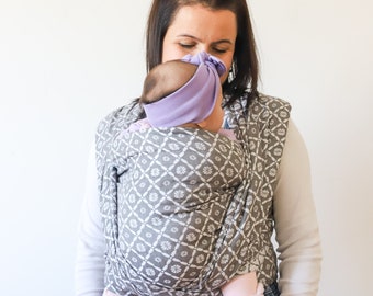 Bamboo Cotton Baby Wrap, Daisy Print Sling Carrier